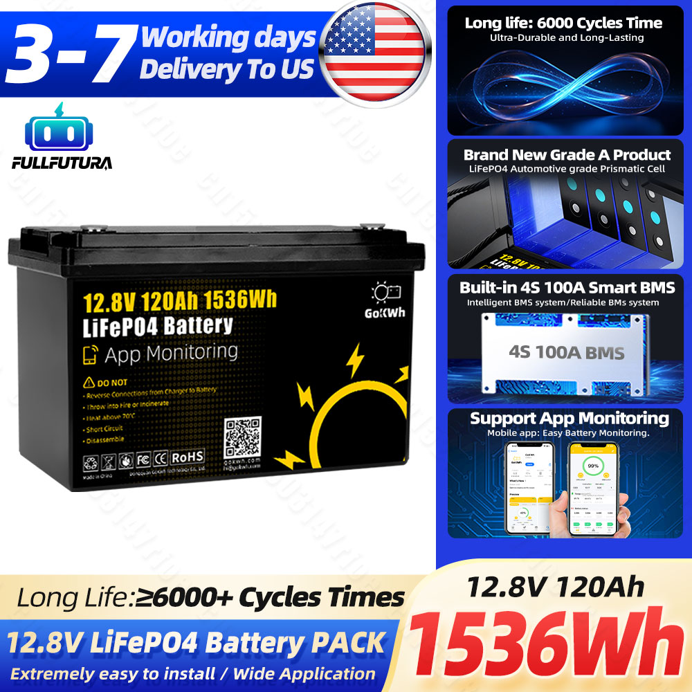 Outdoor Camping Usa - Plus de 6000 cycles, batterie LiFePO4