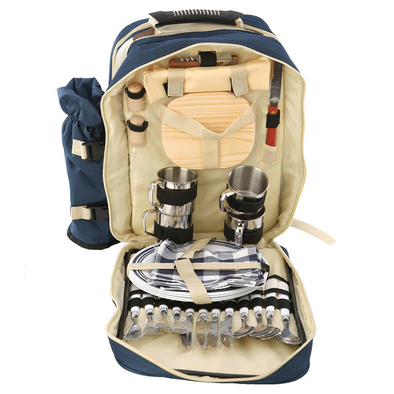 Outdoor Camping Dining Set - Ensemble de sac à dos de
