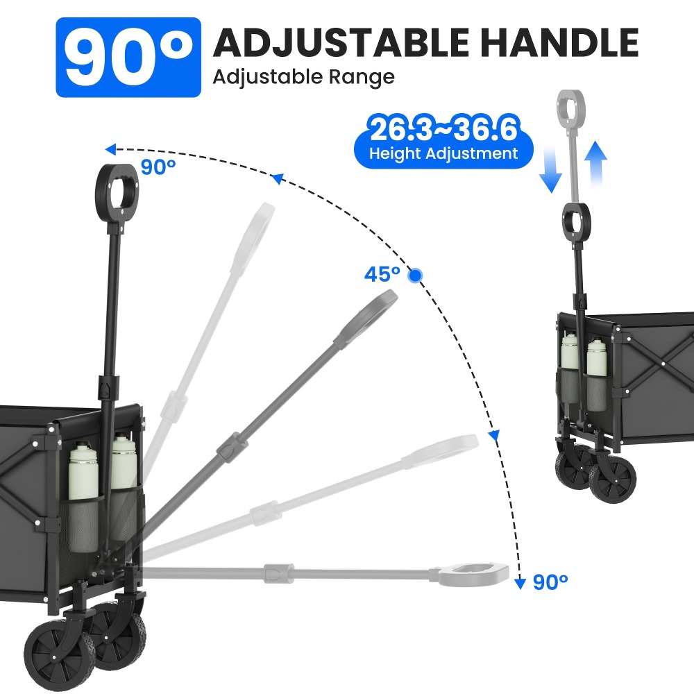 Chariot de jardin pliable, cap - Outdoor Camping Trolley avis et prix