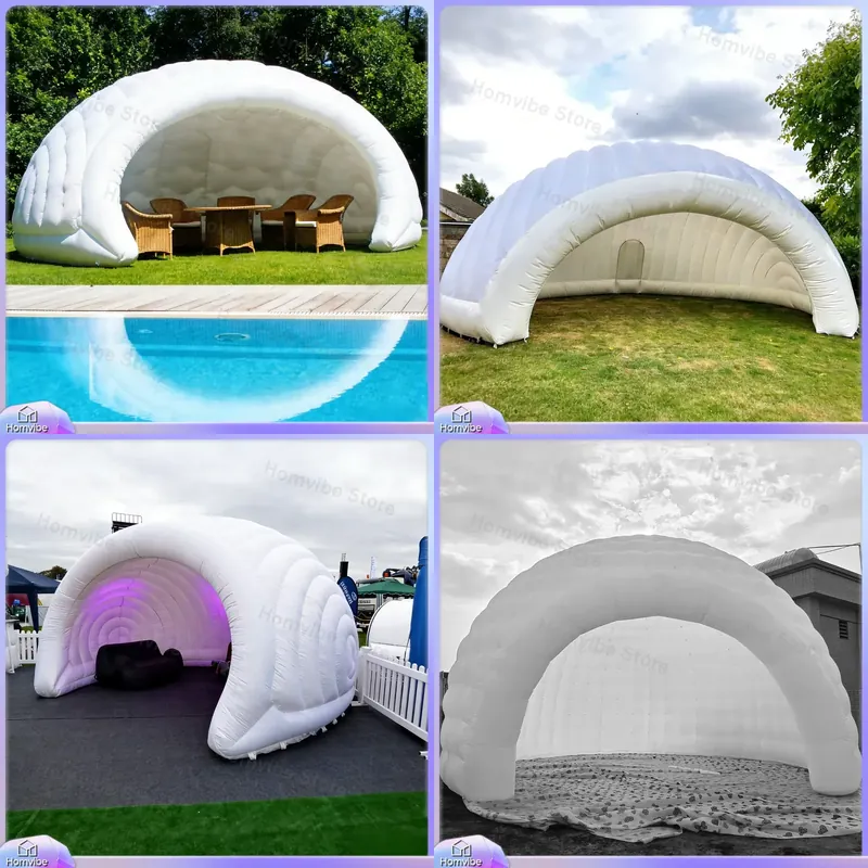 Tente dôme gonflable légère, a - Outdoor Camping Exhibition avis et prix